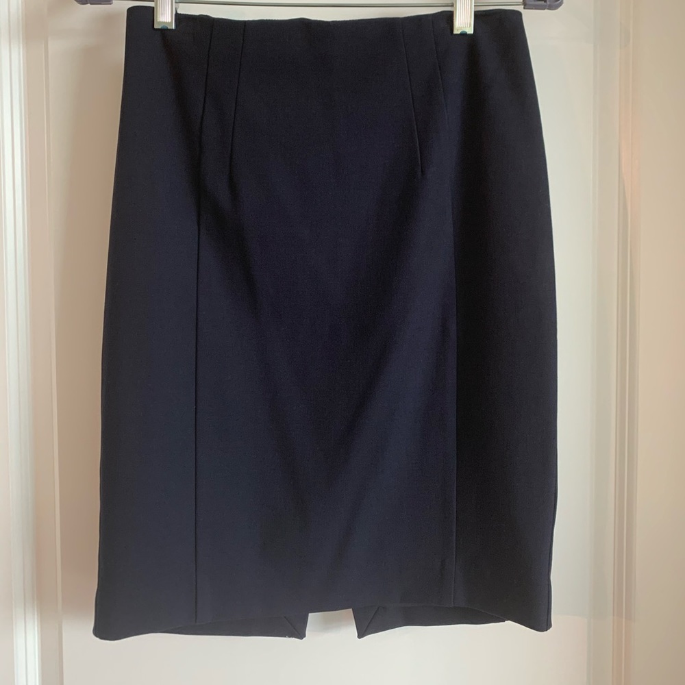 Express navy blue high waisted pencil skirt size 2